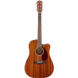 Fender CD-140SCE Acoustic Guitar Dreadnought all Mahogany w/ Cutaway- 0970213322