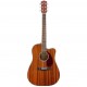 Fender CD-140SCE Acoustic Guitar Dreadnought all Mahogany w/ Cutaway- 0970213322