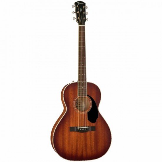 Fender PS-220E Parlor Acoustic-electric Guitar - Aged Cognac Burst