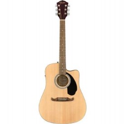 Fender FA-125CE Semi Acoustic Guitar Natural - 0971113521