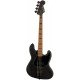 Fender 0370456510 Squier FSR Contemporary Active Jazz Bass® HH Roasted Maple Fingerboard Flat Electric Guitar - Black Fender 0370456510 Squier FSR Contemporary Active Jazz Bass® HH Roasted Maple Fingerboard Flat Electric Guitar - Black
