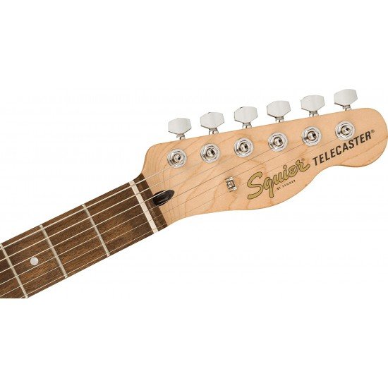 Fender 0378200505 Squier Affinity Series Telecaster Electric Guitar - Olympic White with Laurel Fingerboard