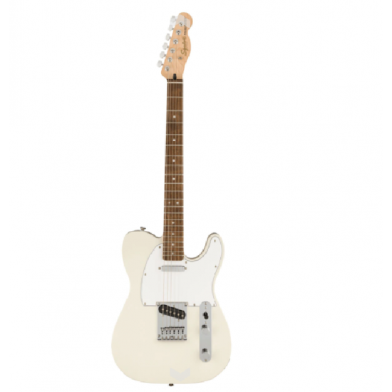 Fender 0378200505 Squier Affinity Series Telecaster Electric Guitar - Olympic White with Laurel Fingerboard Fender 0378200505 Squier Affinity Series Telecaster Electric Guitar - Olympic White with Laurel Fingerboard