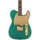 Fender 0379400546 Squier 40th Anniversary Gold Edition Telecaster - Sherwood Green Metallic