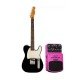 Fender Squier FSR Classic Vibe '60s Custom Esquire LRL PPG Black With Behringer HD300 Heavy Distortion Pedal Bundle Fender Squier FSR Classic Vibe '60s Custom Esquire LRL PPG Black With Behringer HD300 Heavy Distortion Pedal Bundle