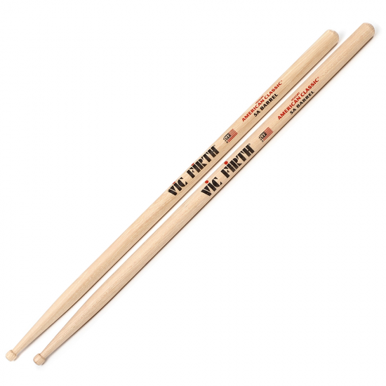 Vic Firth American Classic Drumsticks Barrel Tip - 5A - Barrel Tip