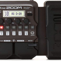 Zoom A1X FOUR Acoustic Instrument Multi-Effects Processor with Expression Pedal