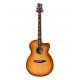 PRS SE Angelus A40E Acoustic-Electric Guitar, Tobacco Sunburst Finish, PRS Hardshell Case Included