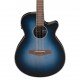 Ibanez AEG50 Acoustic-Electric Guitar - Indigo Blue Burst High Gloss