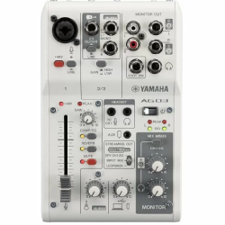 Yamaha AG03MK2 Live Mixing Console White