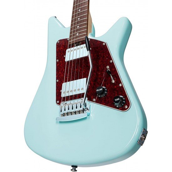 Sterling By Music Man AL40 Albert Lee Signature Electric Guitar-Daphne Blue