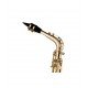 Stagg Eb Alto Saxophone, with High F# Key in Form Case