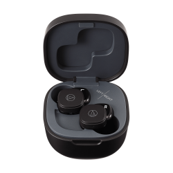 Audio Technica ATH-SQ1TW True Wireless In-Ear Headphones Black