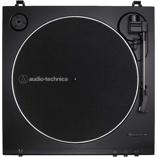 Audio-Technica AT-LP60XUSB-GM Fully Automatic Belt-Drive Stereo Turntable (Analog & USB), Gunmetal