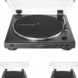 Audio-Technica AT-LP60XUSB-GM Fully Automatic Belt-Drive Stereo Turntable (Analog & USB), Gunmetal