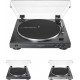 Audio-Technica AT-LP60XUSB-GM Fully Automatic Belt-Drive Stereo Turntable (Analog & USB), Gunmetal