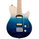 Sterling By Music Man Axis Quilted Maple Electric Guitar - Spectrum Blue