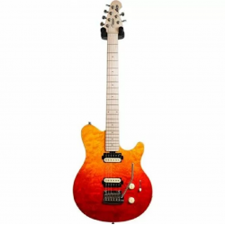 Sterling By Music Man Axis Quilted Maple Electric Guitar - Spectrum Red