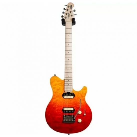 Sterling By Music Man Axis Quilted Maple Electric Guitar - Spectrum Red