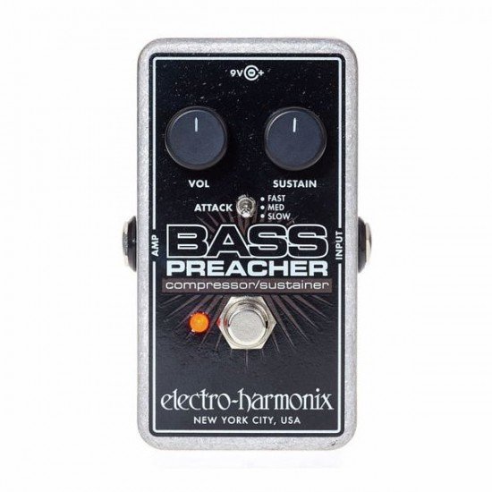 Electro-Harmonix Bass Preacher Compression / Sustainer Pedal Electro-Harmonix Bass Preacher Compression / Sustainer Pedal