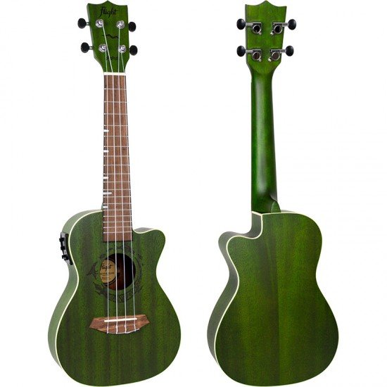 Flight DUC380 CEQ Jade Electro-Acoustic Concert Ukulele