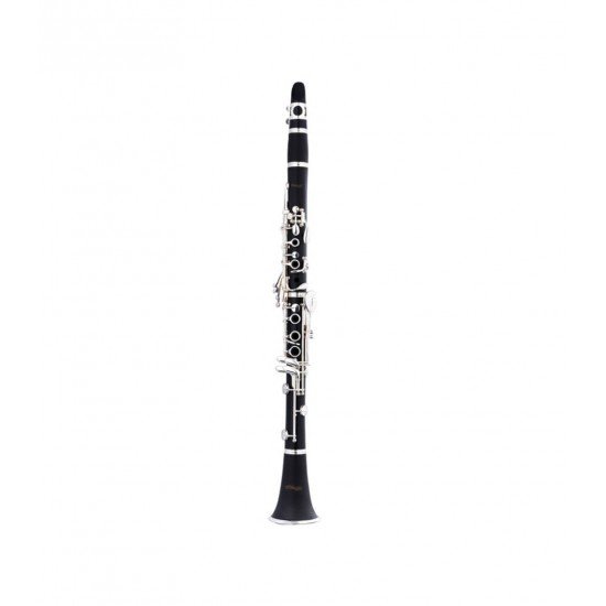 Stagg Bb Clarinet, 17 Key Boehm System, ABS Body and Silver Keys and Rings