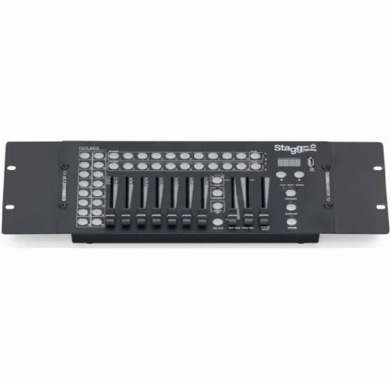 Stagg 16- Fixture DMX Light Controller with 10 Channels Per Fixture