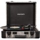 Crosley CR6019D-SMK Executive Vintage Bluetooth 3-Speed Portable Suitcase Turntable with USB, Smoke
