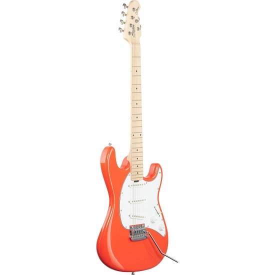 Sterling By Music Man Cutlass CT30SSS Electric Guitar - Fiesta Red