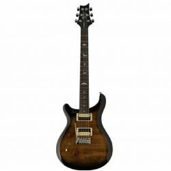 PRS SE Custom 24 Lefty Electric Guitar Black Gold Sunburst