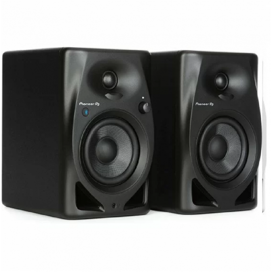 Pioneer DJ DM-40D-BT 4-inch Desktop Active Monitor Speaker with Bluetooth - Black