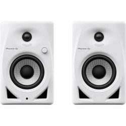 Pioneer DJ DM-40D 4-inch Desktop Active Monitor Speaker - White