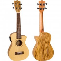 Flight DUC328 CEQ SP/ZEB Electro-Acoustic Concert Ukulele