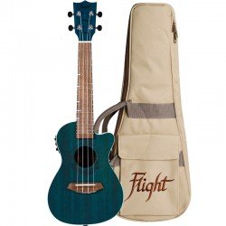 Flight DUC380 CEQ Topaz Electro-Acoustic Concert Ukulele