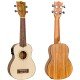 Flight DUS320CEQ SP/ZEB Electro-Acoustic Soprano Ukulele