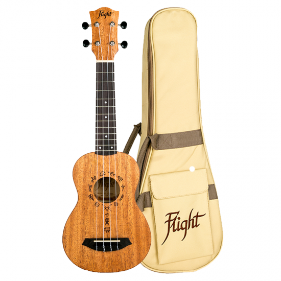 Flight DUS371 Mahogany Soprano Ukulele