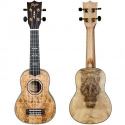 FLIGHT DUS410 QA Quilted Ash Soprano Ukulele