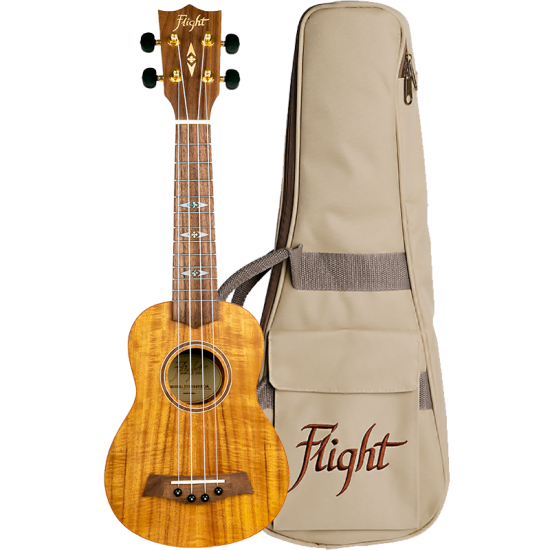 Flight DUS440 Acacia Soprano Ukulele