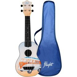 Flight TUS25 BUS Travel Soprano Ukulele