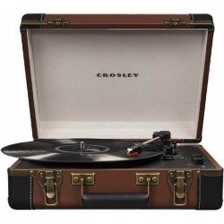 Crosley CR6019D-BR4 Deluxe Executive Bluetooth Turntable Brown