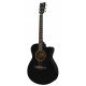 Yamaha FS100C Acoustic Guitar- Black 