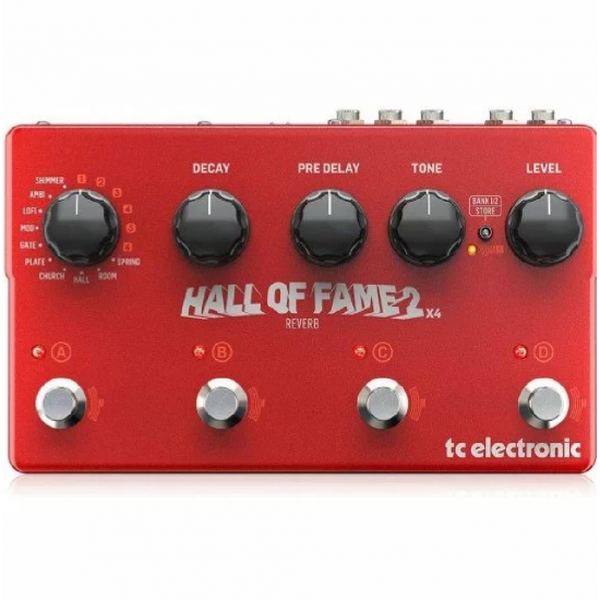 TC Electronic Hall Of Fame 2 x4 Reverb Pedal