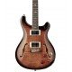 PRS SE Hollowbody II Piezo Guitar Black Gold Burst Finish, Hard Case Included