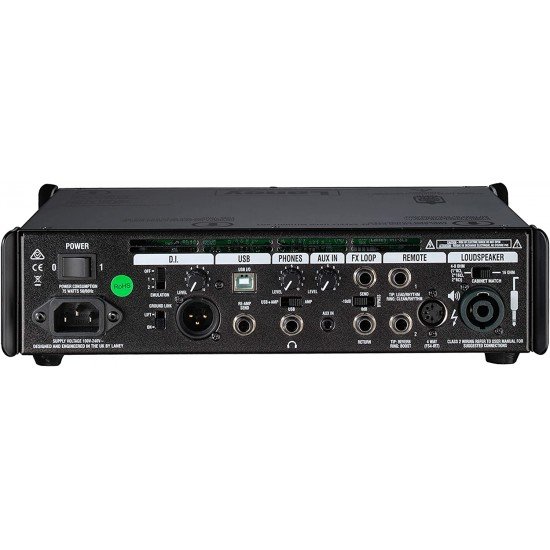 Laney IRTSLS Ironheart Monoblock with tube guitar head - 300W - USB Interface Laney IRTSLS Ironheart Monoblock with tube guitar head - 300W - USB Interface