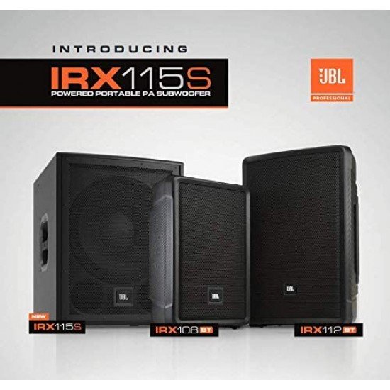 JBL IRX-115S 1300-watt 15-inch Powered Subwoofer JBL IRX-115S 1300-watt 15-inch Powered Subwoofer