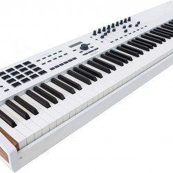 Arturia KeyLab 88 MkII Hammer-Action MIDI Controller and Software, White