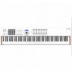 Arturia KeyLab 88 MkII Hammer-Action MIDI Controller and Software, White