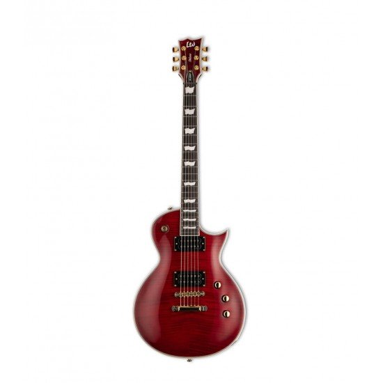 ESP LTD Deluxe Eclipse EC-1000 Traditional Series Flamed Maple See Thru Black Cherry Finish