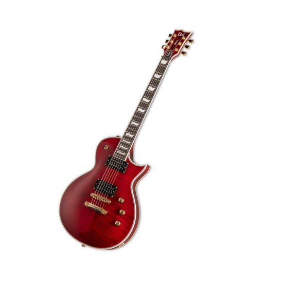 ESP LTD Deluxe Eclipse EC-1000 Traditional Series Flamed Maple See Thru Black Cherry Finish