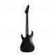 ESP LTD M7-HT Baritone Black Metal Series Electric Guitar, Black Satin Finish